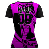 VJ109 Custom Purple Volleyball Jersey - Adult & Youth Unisex