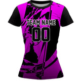 VJ109 Custom Purple Volleyball Jersey - Adult & Youth Unisex