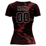 VJ124 Custom Red Volleyball Jersey - Adult & Youth Unisex