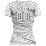 VJ144 Custom White Volleyball Jersey - Adult & Youth Unisex