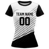 VJ127 Custom White Volleyball Jersey - Adult & Youth Unisex