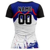 VJ116 Custom White Volleyball Jersey - Adult & Youth Unisex