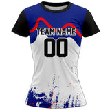 VJ116 Custom White Volleyball Jersey - Adult & Youth Unisex