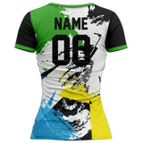 VJ106 Custom White Volleyball Jersey - Adult & Youth Unisex