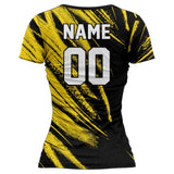 VJ120 Custom Yellow Volleyball Jersey - Adult & Youth Unisex