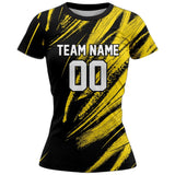 VJ120 Custom Yellow Volleyball Jersey - Adult & Youth Unisex