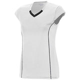 Ladies Blash Jersey White/black Adult Volleyball