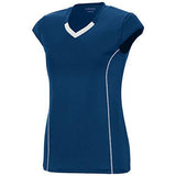 Ladies Blash Jersey Navy/white Adult Volleyball