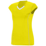 Ladies Blash Jersey Power Yellow/white Adult Volleyball