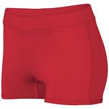 Girls Dare Shorts Red Youth Volleyball