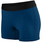 Ladies Hyperform Fitted Shorts Navy Adult Volleyball