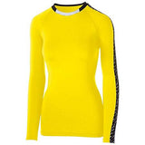 Ladies Spectrum Long Sleeve Jersey Power Yellow/black/white Adult Volleyball