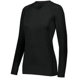 Ladies Truth Long Sleeve Jersey Black Adult Volleyball