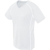 Girls Evolution Short Sleeve White/white/white Youth Volleyball