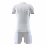 Galactico White Ss Adult Soccer Uniforms