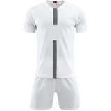 Pari White Ss Adult Soccer Uniforms